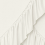 دامن چیندار ساتن سفید چپ و راستی مجلسی سایز 32 تا 62 (رنگبندی موجود) رویداسما roydasma سایز بزرگ موجود