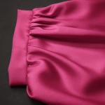 ربدوشامبر ساتن بلند آستین پفی سرخابی سایز 32 تا 62 (رنگبندی موجود) رویداسما roydasma سایز بزرگ موجود