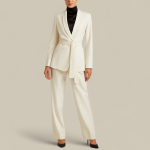 ست مانتو شلوار سفید مجلسی سایز 32 تا 62 (رنگبندی موجود) رویداسما roydasma سایز بزرگ موجود