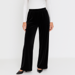 شلوار بگ مخمل مشکی سایز 32 تا 62 (رنگبندی موجود) رویداسما roydasma سایز بزرگ موجود