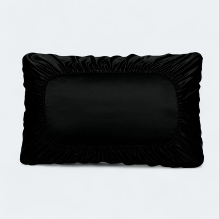 کاور کش دار بالش ساتن مشکی (رنگبندی موجود) رویداسما roydasma