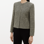 کت یقه گرد پیردوپل سفید مشکی سایز 32 تا 62 رویداسما roydasma سایز بزرگ موجود