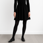 دامن مجلسی کلوش کوتاه مشکی سایز 32 تا 62 رویداسما roydasma سایز بزرگ موجود