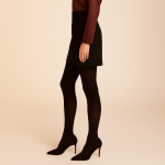 دامن کرپ کوتاه مشکی راسته سایز 32 تا 62 (رنگبندی موجود) رویداسما roydasma سایز بزرگ موجود