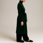 ربدوشامبر مخمل میدی کلاسیک سبز کله غازی قد 110cm سایز 32 تا 62 (رنگبندی موجود) رویداسما roydasma سایز بزرگ موجود