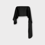 رویی مجلسی یک طرفه ساتن مشکی (رنگبندی موجود) رویداسما roydasma