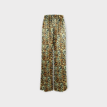 شلوار بگ کمرکش پلنگی کرپ نخ قد 100cm سایز 32 تا 62 رویداسما roydasma سایز بزرگ موجود