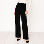 شلوار راسته جیر مخمل سوئیت پشت کش مشکی قد 100cm سایز 32 تا 62 (رنگبندی موجود) رویداسما roydasma سایز بزرگ موجود