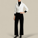 شلوار راسته جیر مخمل سوئیت پشت کش مشکی قد 100cm سایز 32 تا 62 (رنگبندی موجود) رویداسما roydasma سایز بزرگ موجود