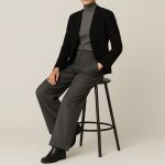 کت یقه هفت سوئیت کرم سایز 32 تا 62 (رنگبندی موجود) رویداسما roydasma سایز بزرگ موجود