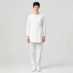 ست اسکراب و شلوار پزشکی و آزمایشگاهی سفید سایز 32 تا 62 (رنگبندی موجود) رویداسما roydasma سایز بزرگ موجود