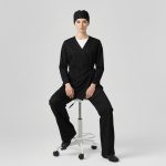 ست اسکراب و شلوار پزشکی و آزمایشگاهی مشکی سایز 32 تا 62 (رنگبندی موجود) رویداسما roydasma سایز بزرگ موجود