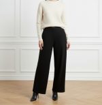 شلوار بگ فوتر پشت کش مشکی قد 100cm سایز 32 تا 62 رویداسما roydasma سایز بزرگ موجود