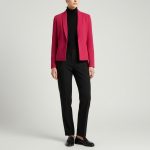 کت مجلسی سرخابی یقه آرشال سایز 32 تا 62 (رنگبندی موجود) رویداسما roydasma سایز بزرگ موجود