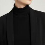 کت مجلسی مشکی یقه آرشال سایز 32 تا 62 (رنگبندی موجود) رویداسما roydasma سایز بزرگ موجود