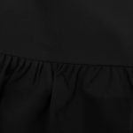 دامن کرپ نخ دودامنه مشکی سایز 32 تا 62 رویداسما roydasma سایز بزرگ موجود