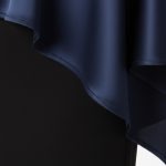 رویی مجلسی یک طرفه ساتن آبی نفتی (رنگبندی موجود) رویداسما roydasma سایز بزرگ موجود