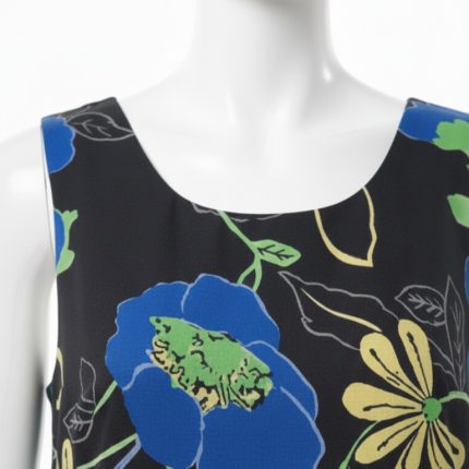 پیراهن آستین حلقه ای شقایق ساتن سایز 32 تا 62 رویداسما roydasma سایز بزرگ موجود