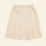 دامن بافت کرم کوتاه کمرکش ای لاین قد 45cm سایز 32 تا 62 - Image 2