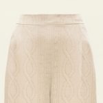 شلوار راسته پشت کش بافت کرم سایز 32 تا 62 رویداسما roydasma سایز بزرگ موجود